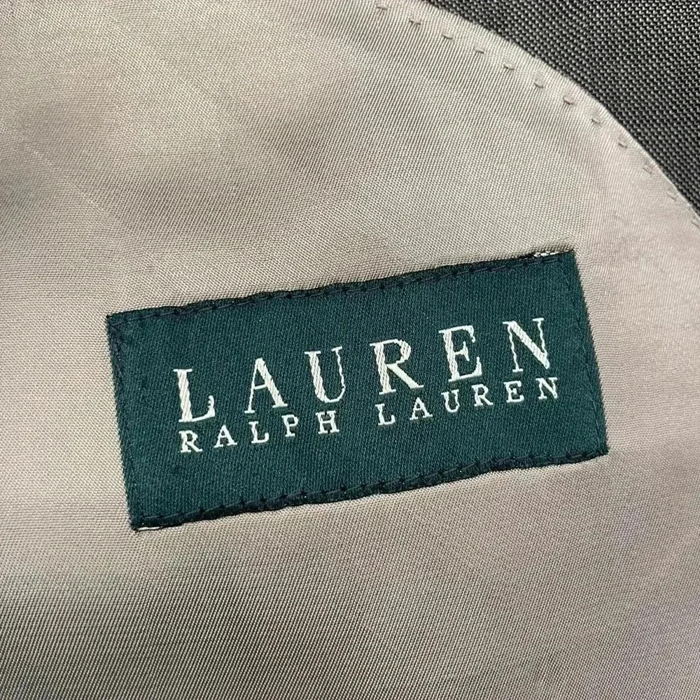 Lauren Ralph Lauren Gray Blazer size 46L. Made in Canada. - Picture 3 of 7